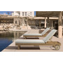 Шезлонг на колісч. (з подушками) COUTURE LOUNGE 92415510 / NATURAL