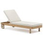 Шезлонг на колісч. (з подушками) COUTURE LOUNGE 92415510 / NATURAL