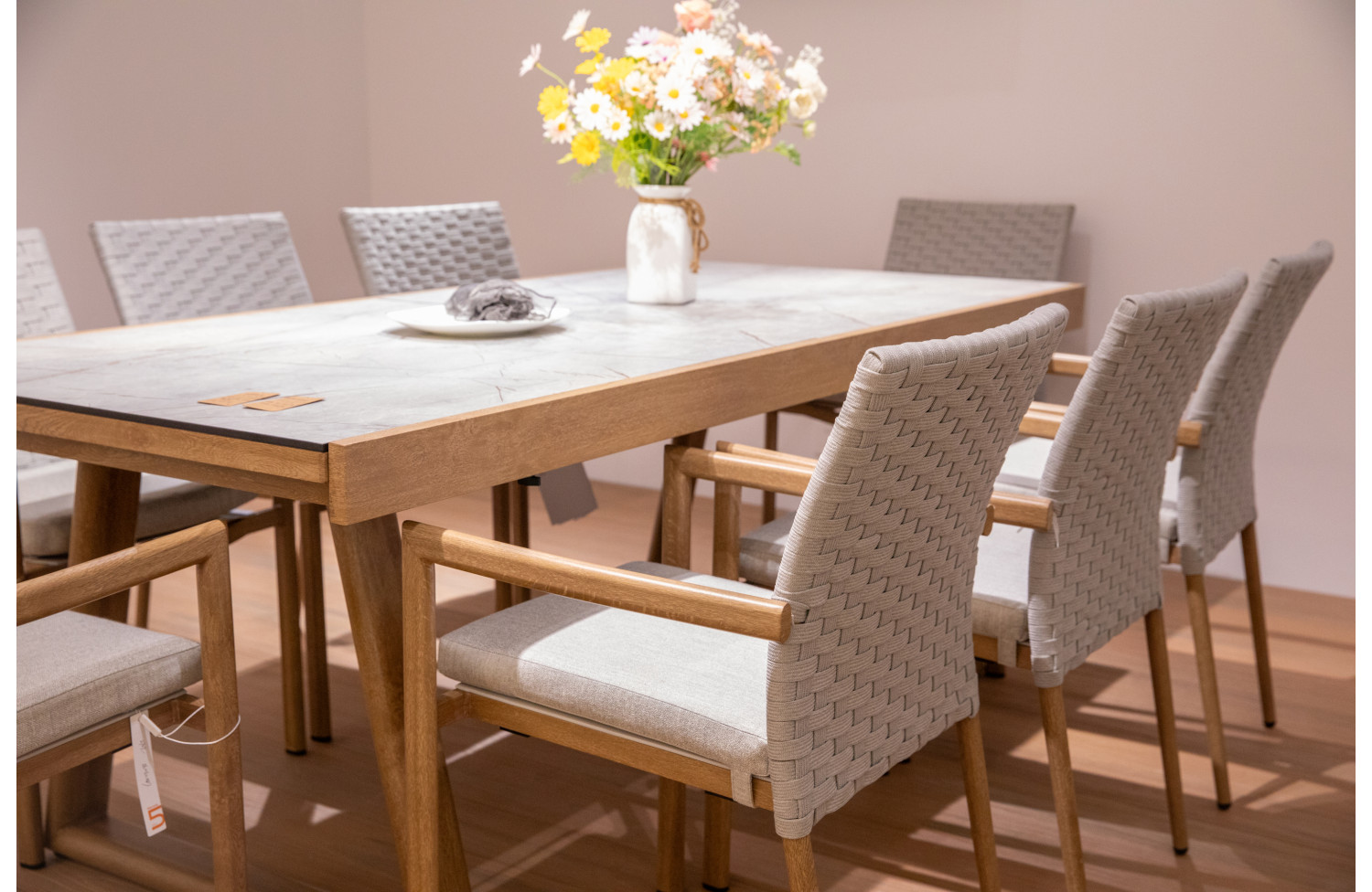 Стілець з підлокітниками (з подушками) COUTURE LOUNGE 92415300 / NATURAL