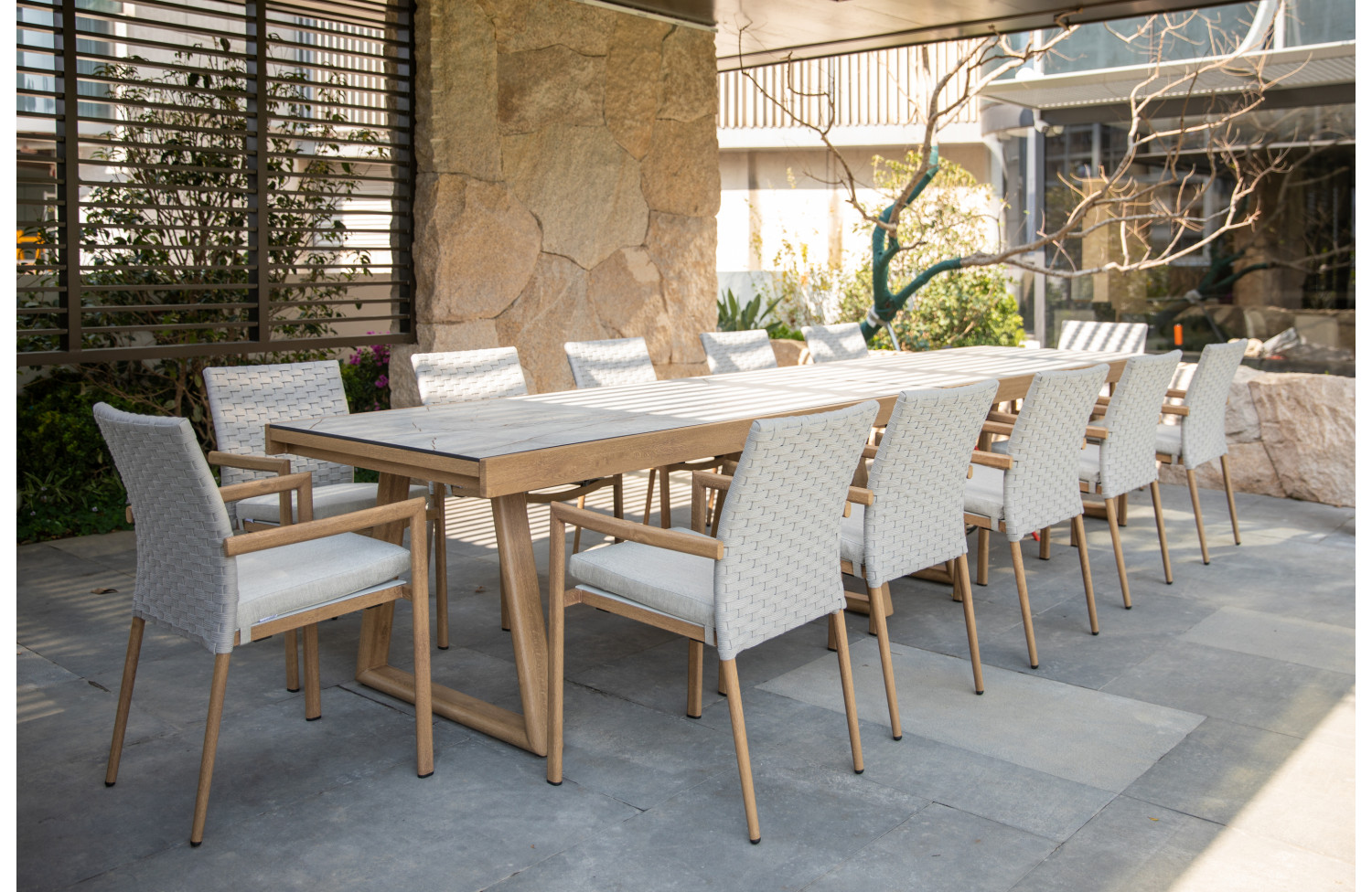 Стілець з підлокітниками (з подушками) COUTURE LOUNGE 92415300 / NATURAL