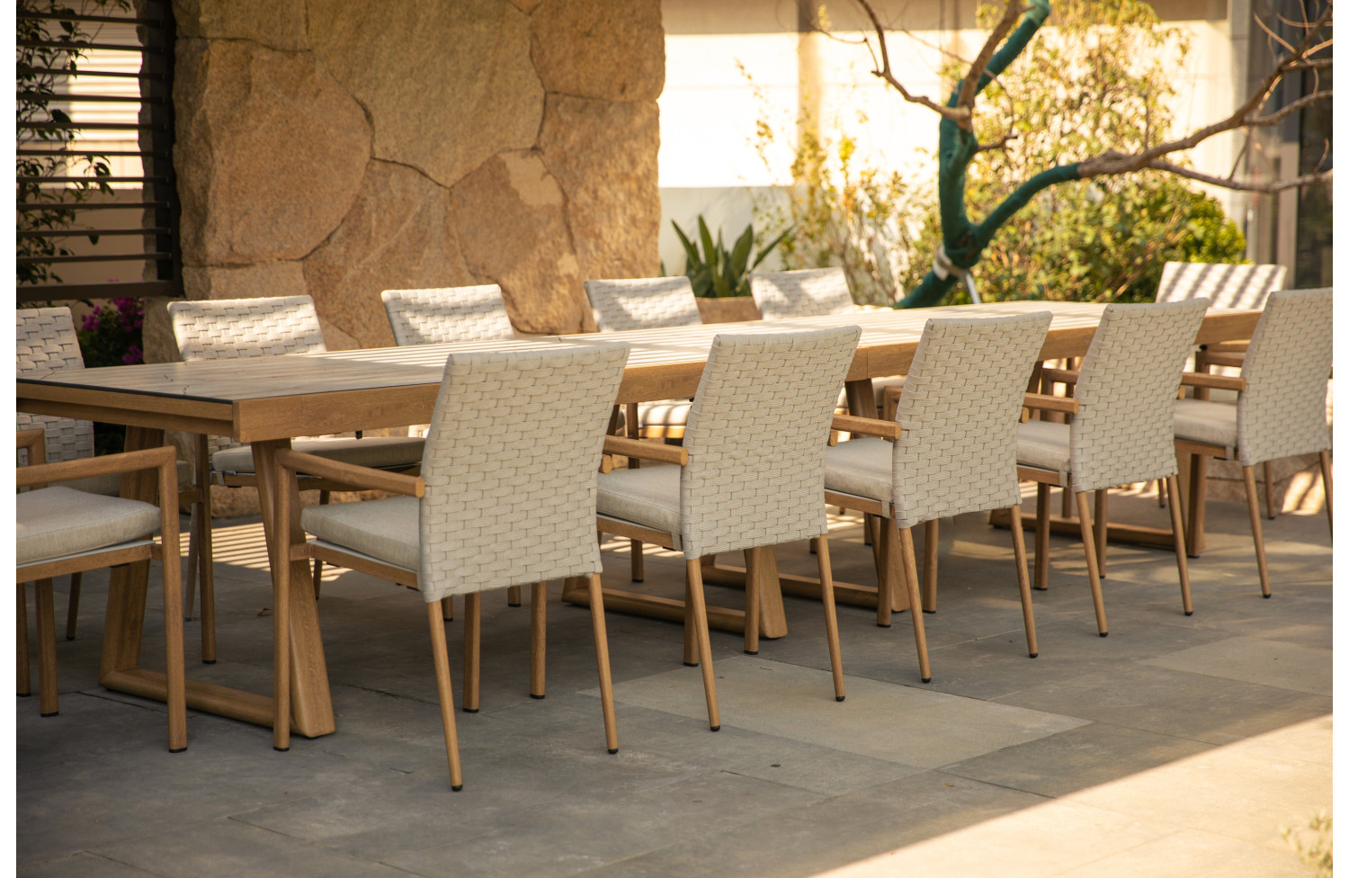 Стілець з підлокітниками (з подушками) COUTURE LOUNGE 92415300 / NATURAL