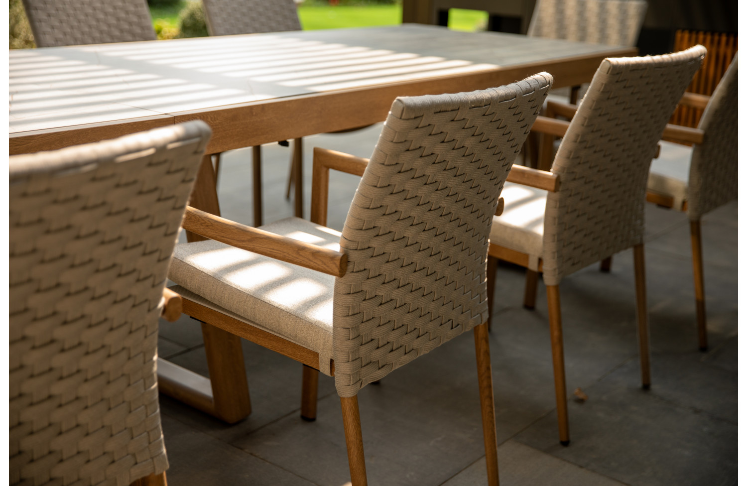 Стілець з підлокітниками (з подушками) COUTURE LOUNGE 92415300 / NATURAL