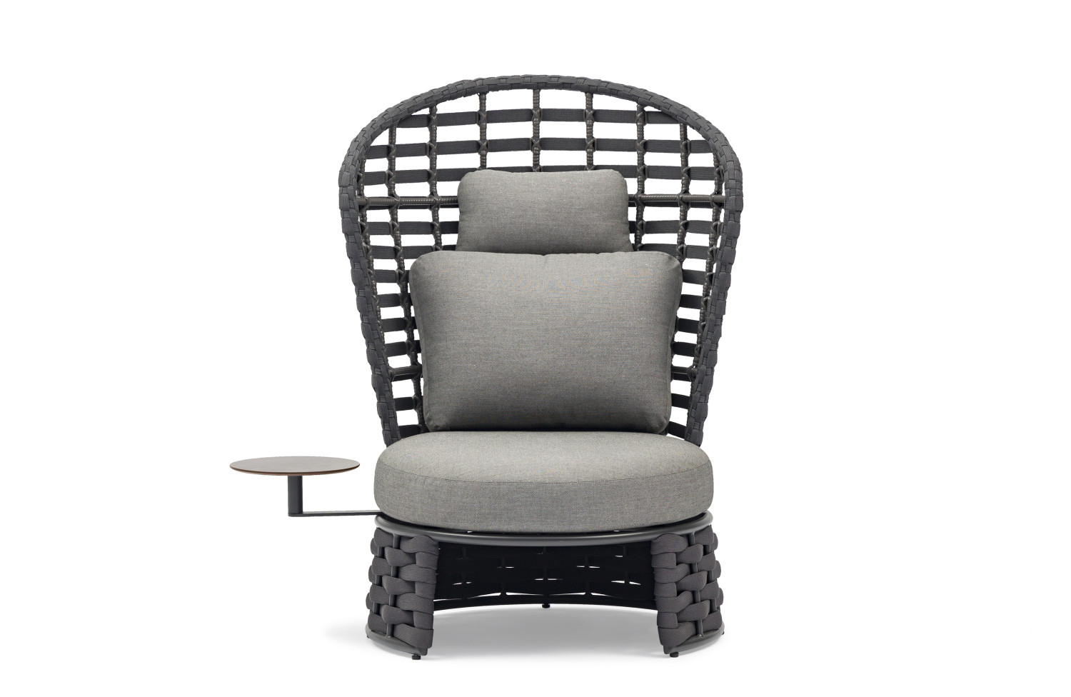 Крісло з високою спинкою (з подушками) COUTURE NOBLE 92519530 / ANTHRACITE