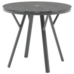 Обідній Стіл круглий д.80 COUTURE YES 92256360-A-HPL / АНТРАЦИТ