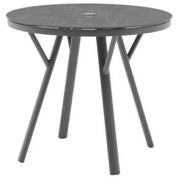 Обідній Стіл круглий д.80 COUTURE YES 92256360-A-HPL / АНТРАЦИТ