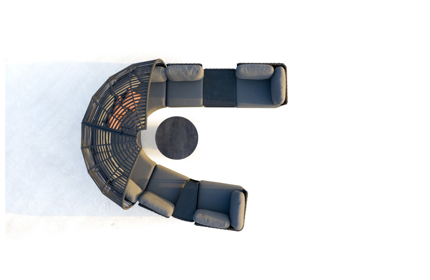 Закруглена Кутова частина ліва (з подушками) COUTURE HUG 91933161