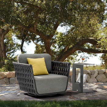 Крісло поворотне (з подушками) COUTURE HUG 91933162