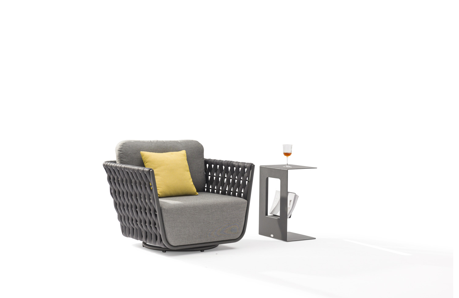 Крісло поворотне (з подушками) COUTURE HUG 91933162