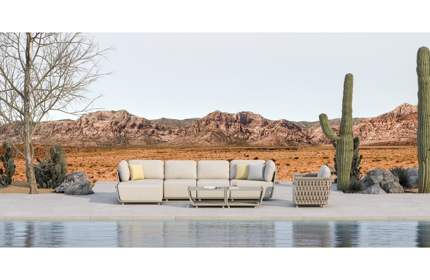 Кутова частина ліва (з подушками) COUTURE HUG 91933130 / TAUPE