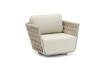 Крісло поворотне (з подушками) COUTURE HUG 91933162 / TAUPE