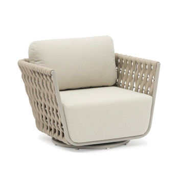 Крісло поворотне (з подушками) COUTURE HUG 91933162 / TAUPE