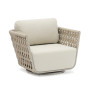 Крісло поворотне (з подушками) COUTURE HUG 91933162 / TAUPE