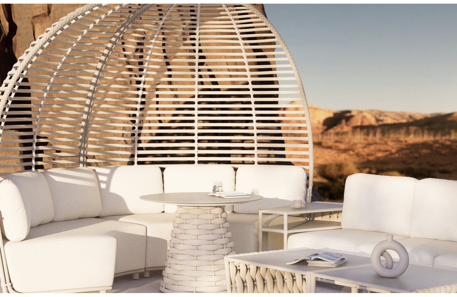 Кутовий столик COUTURE HUG 91933190 / TAUPE