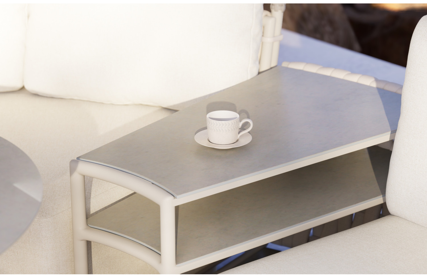 Кутовий столик COUTURE HUG 91933190 / TAUPE