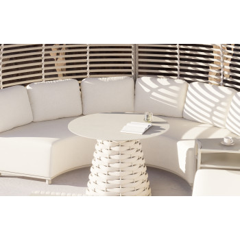 Стіл-лаунж / круглий д.90 COUTURE HUG 91933180 / TAUPE