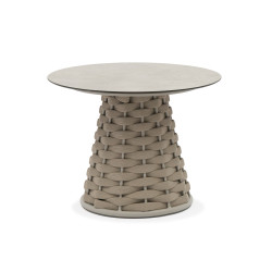 Стіл-лаунж / круглий д.90 COUTURE HUG 91933180 / TAUPE