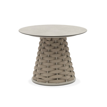 Стіл-лаунж / круглий д.90 COUTURE HUG 91933180 / TAUPE