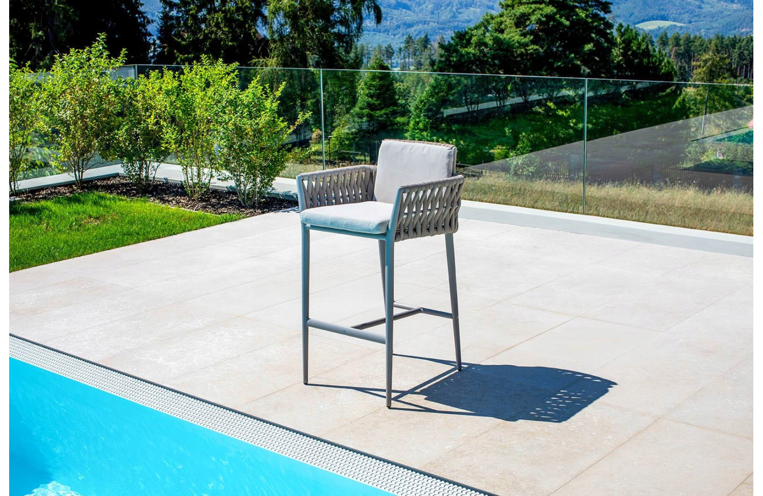 Стілець барний (з подушками) COUTURE HUG 91933460 / TAUPE