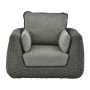 Lounge armchair (with cushions) ALLEGRA AL 01G / ANTHRACITE
