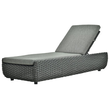 Sunlounger (with cushions) ALLEGRA AL 04G / ANTHRACITE