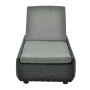 Sunlounger (with cushions) ALLEGRA AL 04G / ANTHRACITE