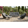 Ottoman (with cushion) ALLEGRA KING AL 08G / ANTHRACITE