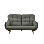 2-Seater sofa (with cushions) ALLEGRA KING AL 09G / ANTHRACITE