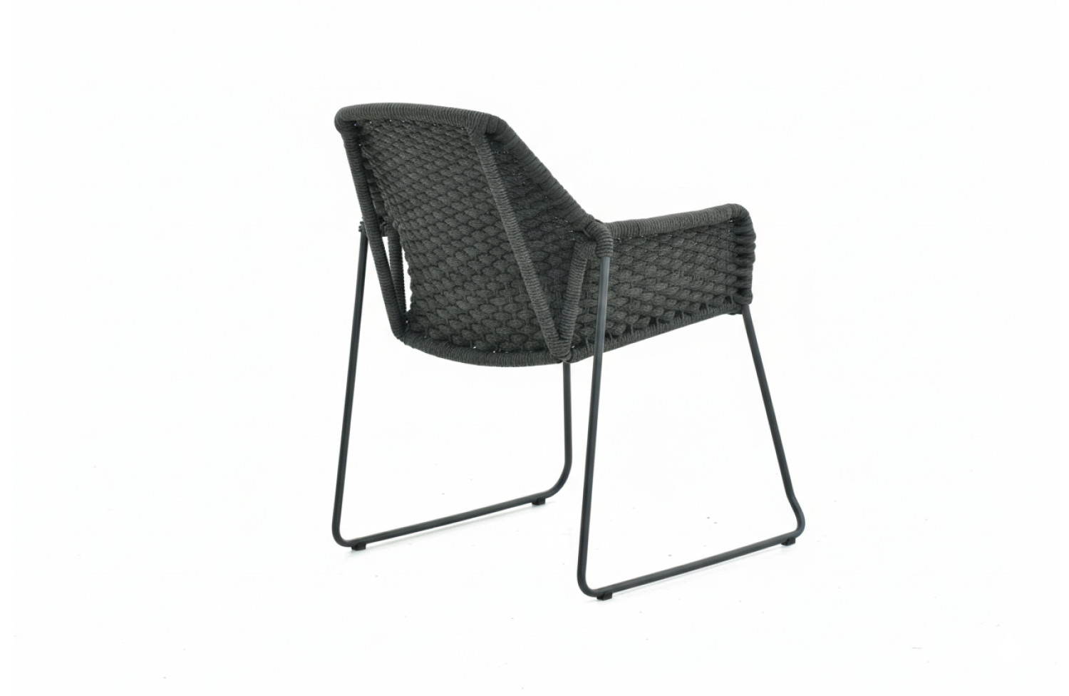 Dining armchair (with cushions) ALLEGRA AL 30G / ANTHRACITE