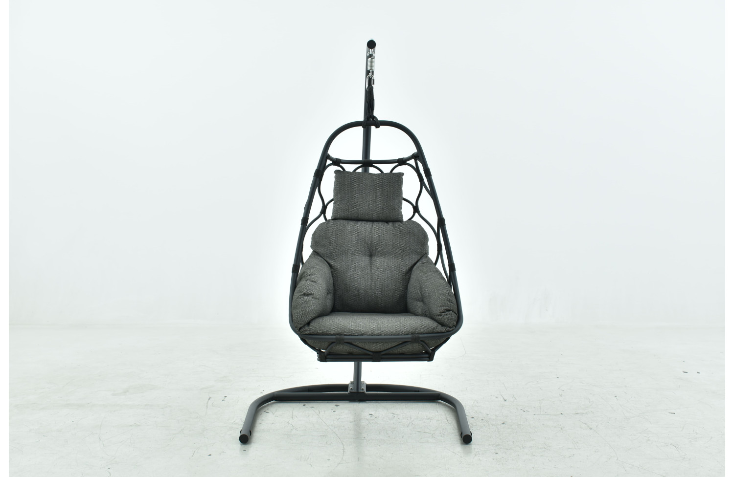 Hanging chair (with cushions) ALLEGRA AL 12G / ANTHRACITE