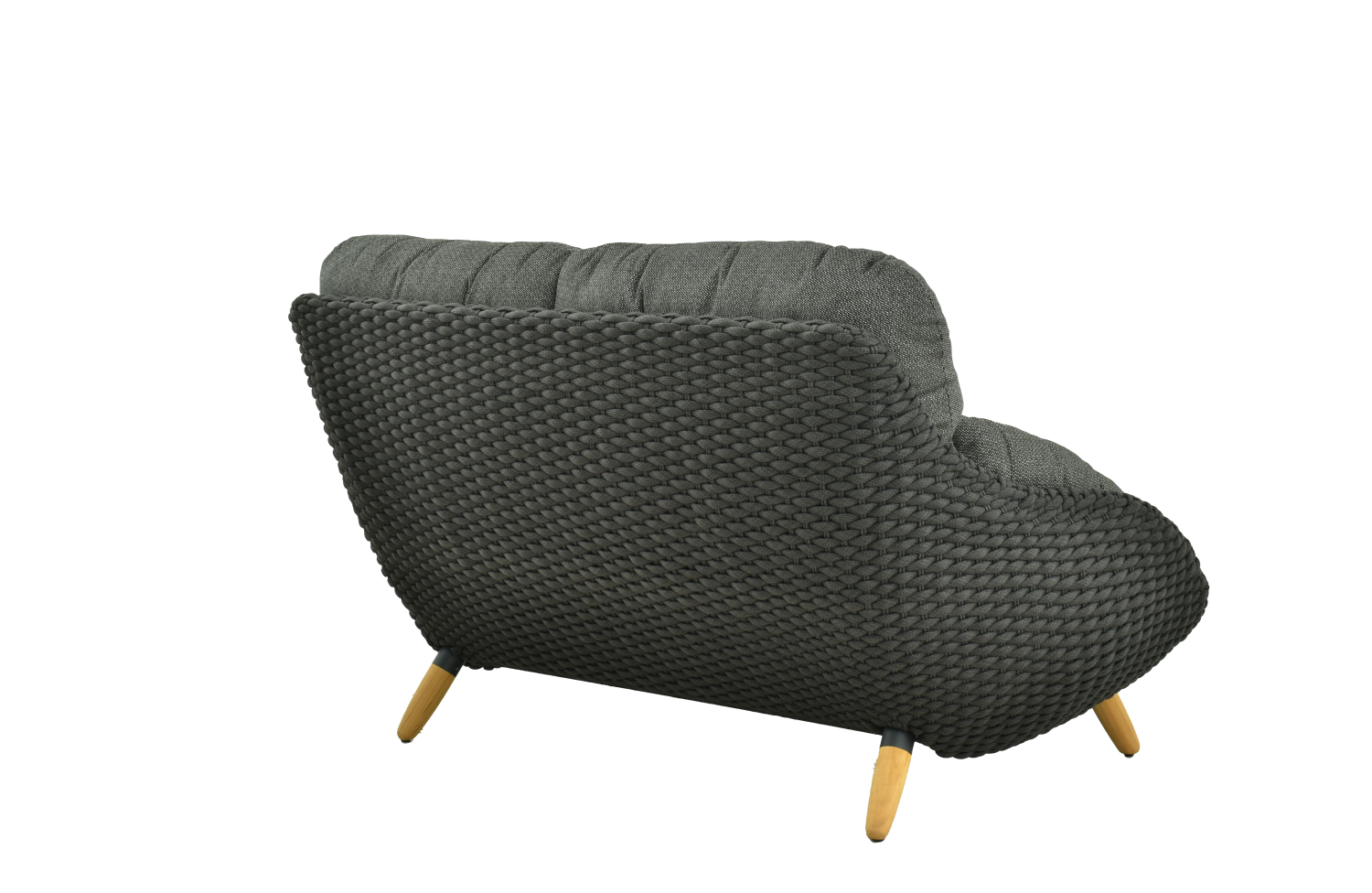 Sofa 2-osobowa (z poduszkami) ALLEGRA KING AL 09G / ANTHRACITE