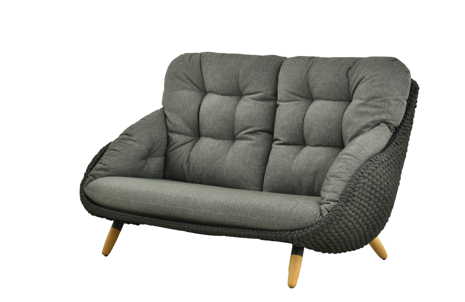 Sofa 2-osobowa (z poduszkami) ALLEGRA KING AL 09G / ANTHRACITE
