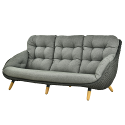 Sofa 3-osobowa (z poduszkami) ALLEGRA KING AL 10G / ANTHRACITE