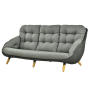 Sofa 3-osobowa (z poduszkami) ALLEGRA KING AL 10G / ANTHRACITE