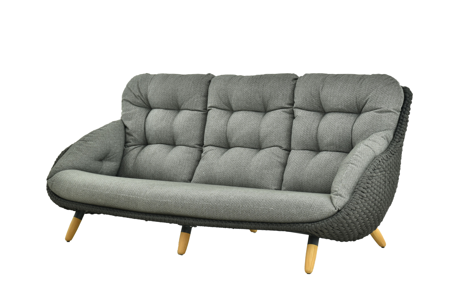 Sofa 3-osobowa (z poduszkami) ALLEGRA KING AL 10G / ANTHRACITE