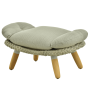 Ottoman (with cushion) ALLEGRA KING AL 08T / TAUPE