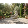 Hanging chair (with cushions) ALLEGRA AL 12T / TAUPE