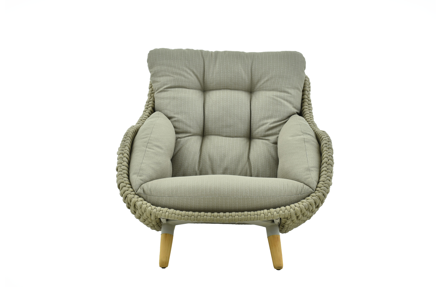 Fotel (z poduszkami) ALLEGRA KING AL 07T / TAUPE