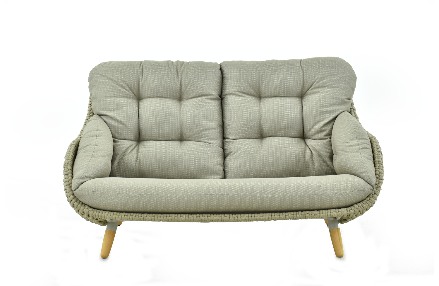 Sofa 2-osobowa (z poduszkami) ALLEGRA KING AL 09T / TAUPE