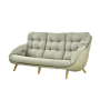 Sofa 3-osobowa (z poduszkami) ALLEGRA KING AL 10T / TAUPE