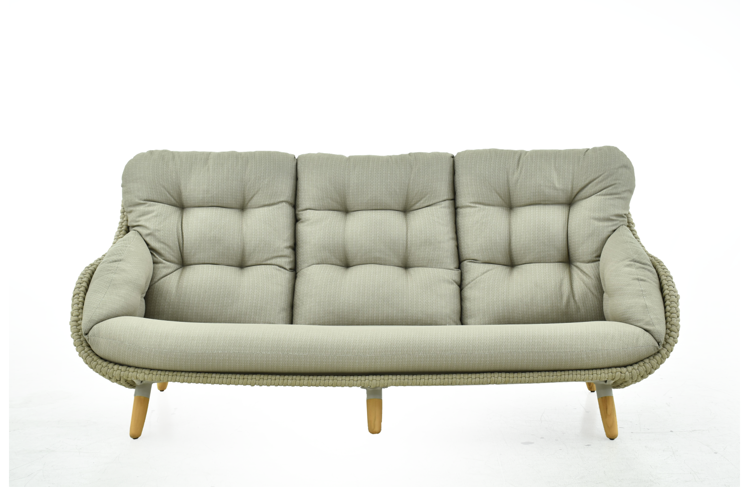 Sofa 3-osobowa (z poduszkami) ALLEGRA KING AL 10T / TAUPE