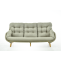 Sofa 3-osobowa (z poduszkami) ALLEGRA KING AL 10T / TAUPE