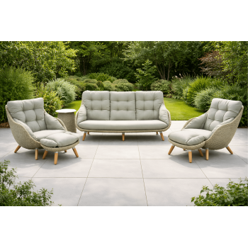 Крісло (з подушками) ALLEGRA KING AL 07T / TAUPE