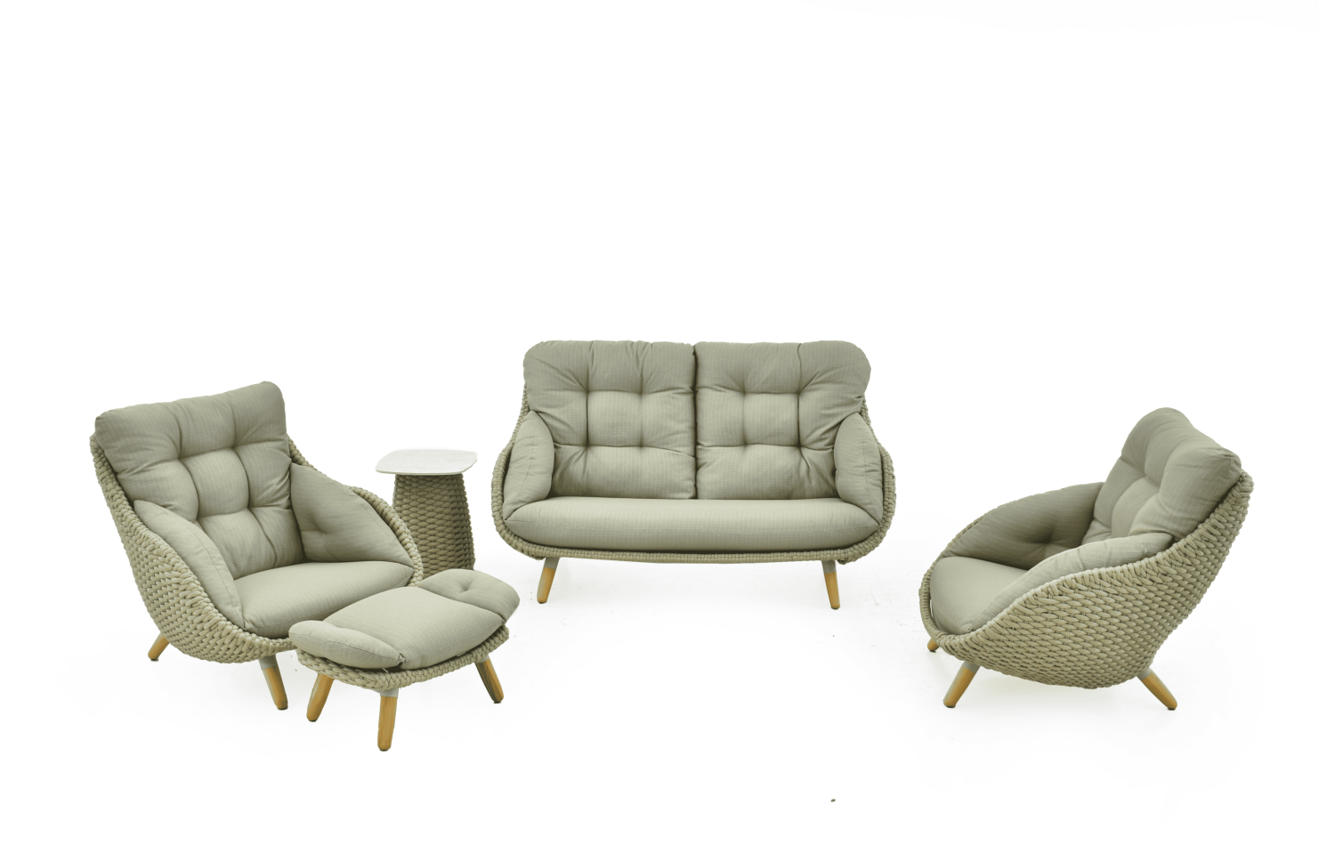 Пуф (з подушкою) ALLEGRA KING AL 08T / TAUPE