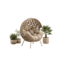 Крісло (з подушками) - L ALLEGRA EGG AL 14T / TAUPE