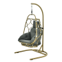 Hanging chair (with cushions) ALLEGRA AL 12N / NATURAL