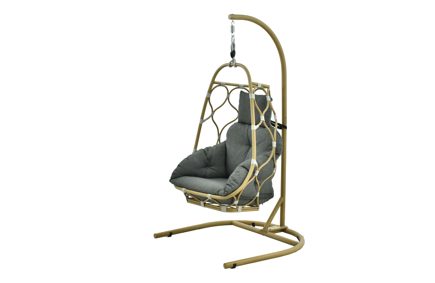 Hanging chair (with cushions) ALLEGRA AL 12N / NATURAL
