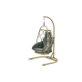 Hanging chair (with cushions) ALLEGRA AL 12N / NATURAL