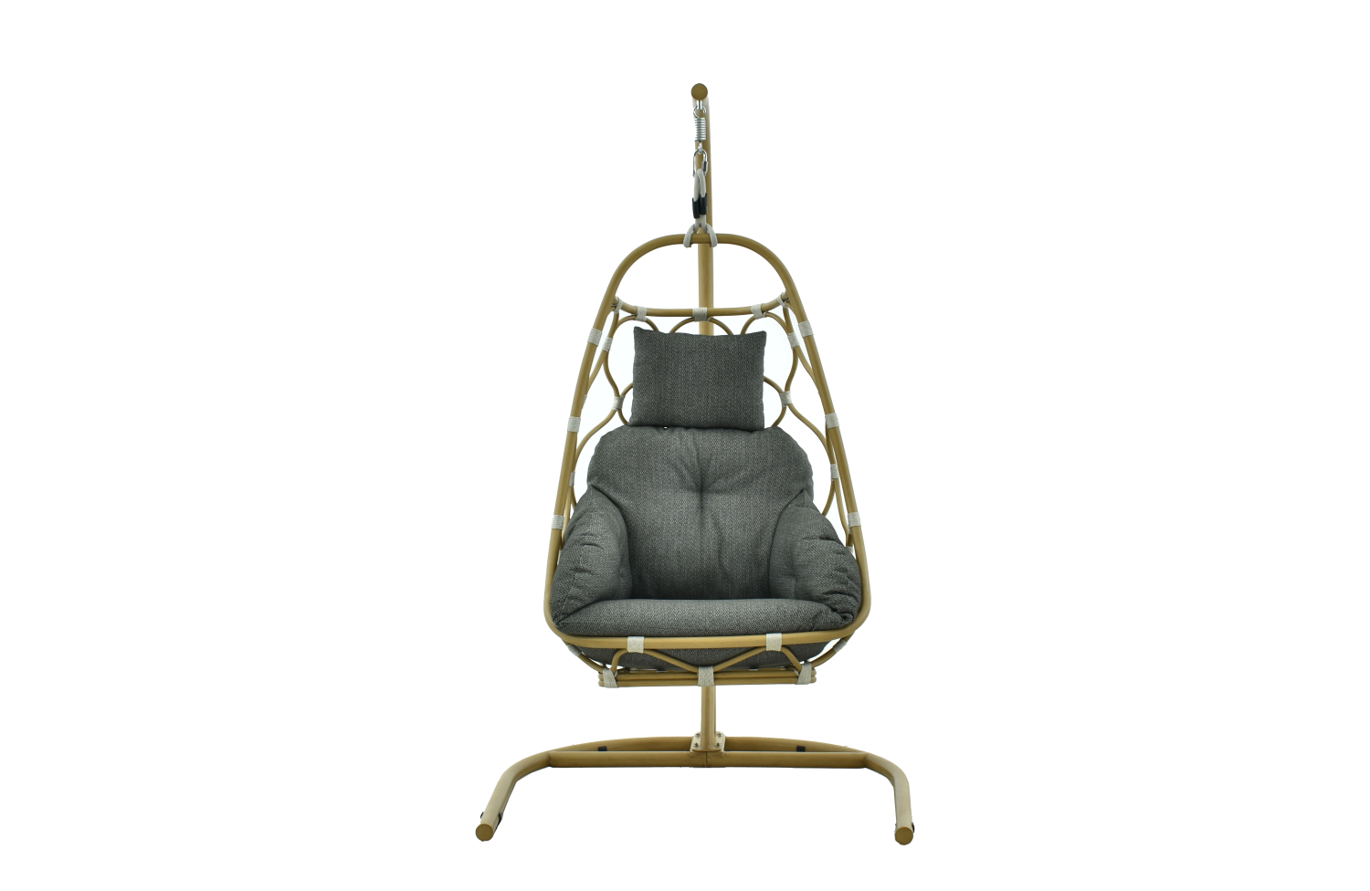 Hanging chair (with cushions) ALLEGRA AL 12N / NATURAL