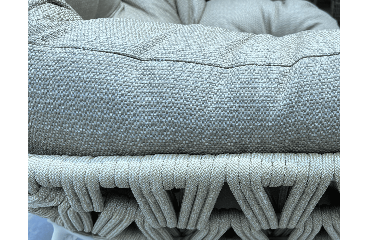 Lounge armchair (with cushions) - S ALLEGRA EGG AL 13T / TAUPE