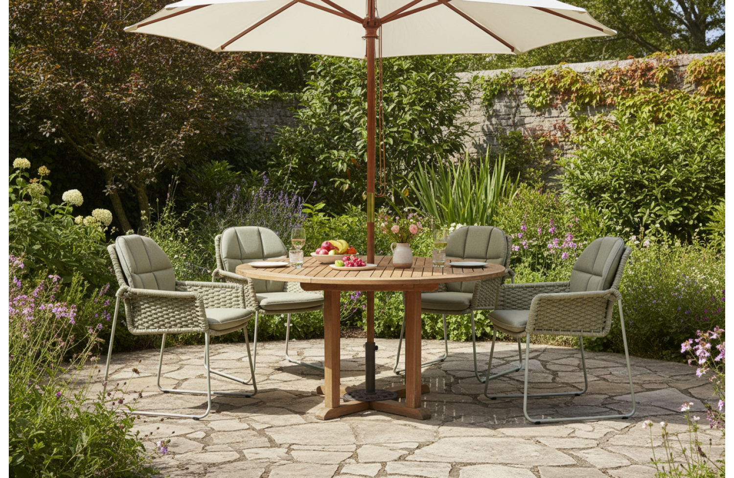 Dining armchair (with cushions) ALLEGRA AL 30T / TAUPE